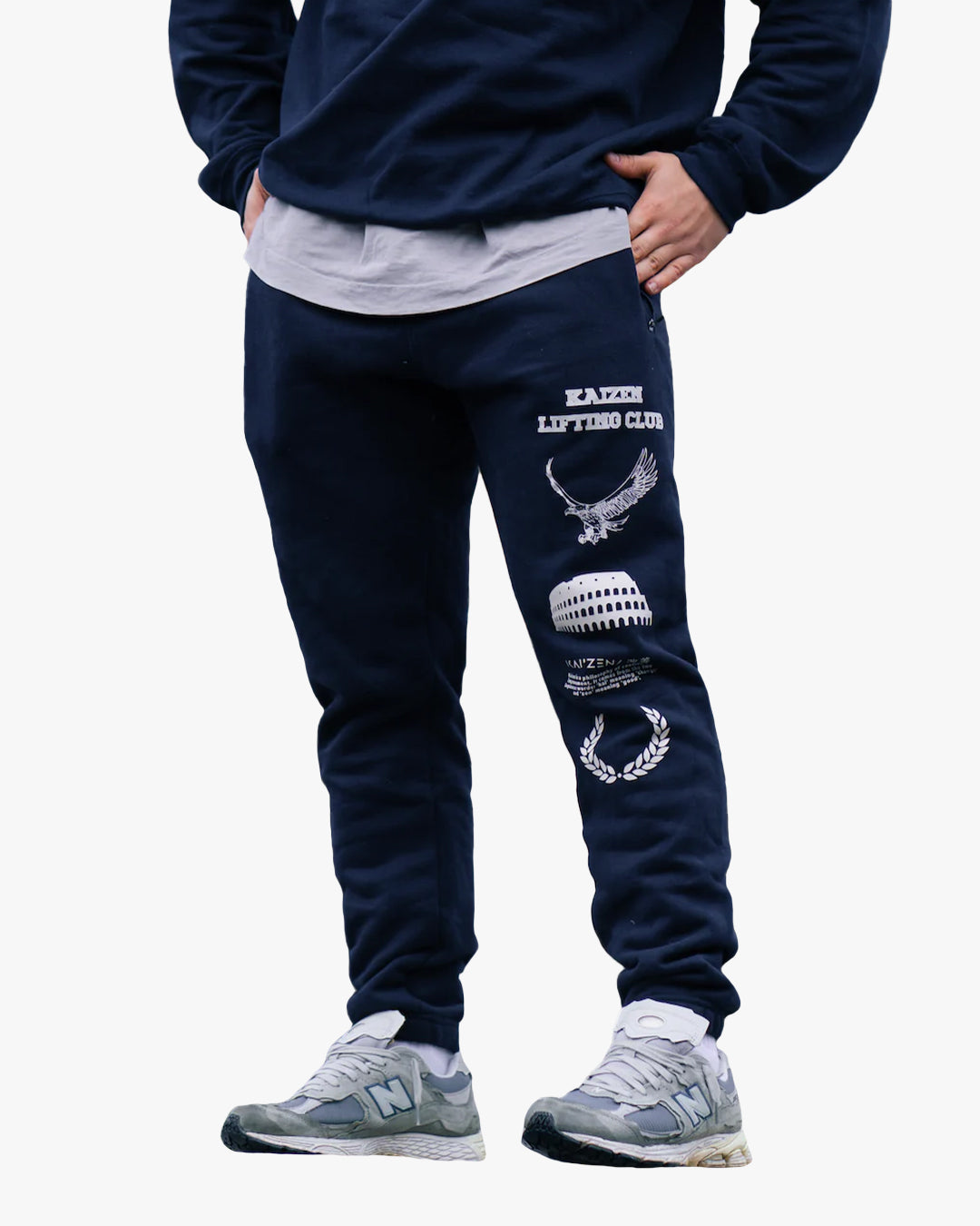 IMPERIUM JOGGERS - NAVY BLUE