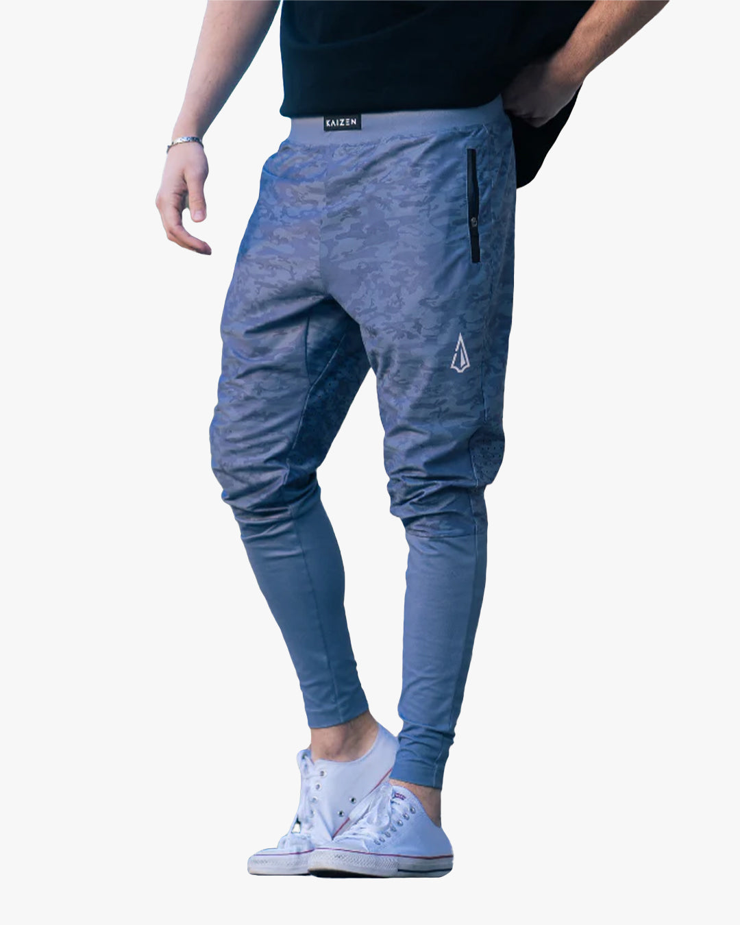 TECH JOGGERS - GREY CAMO