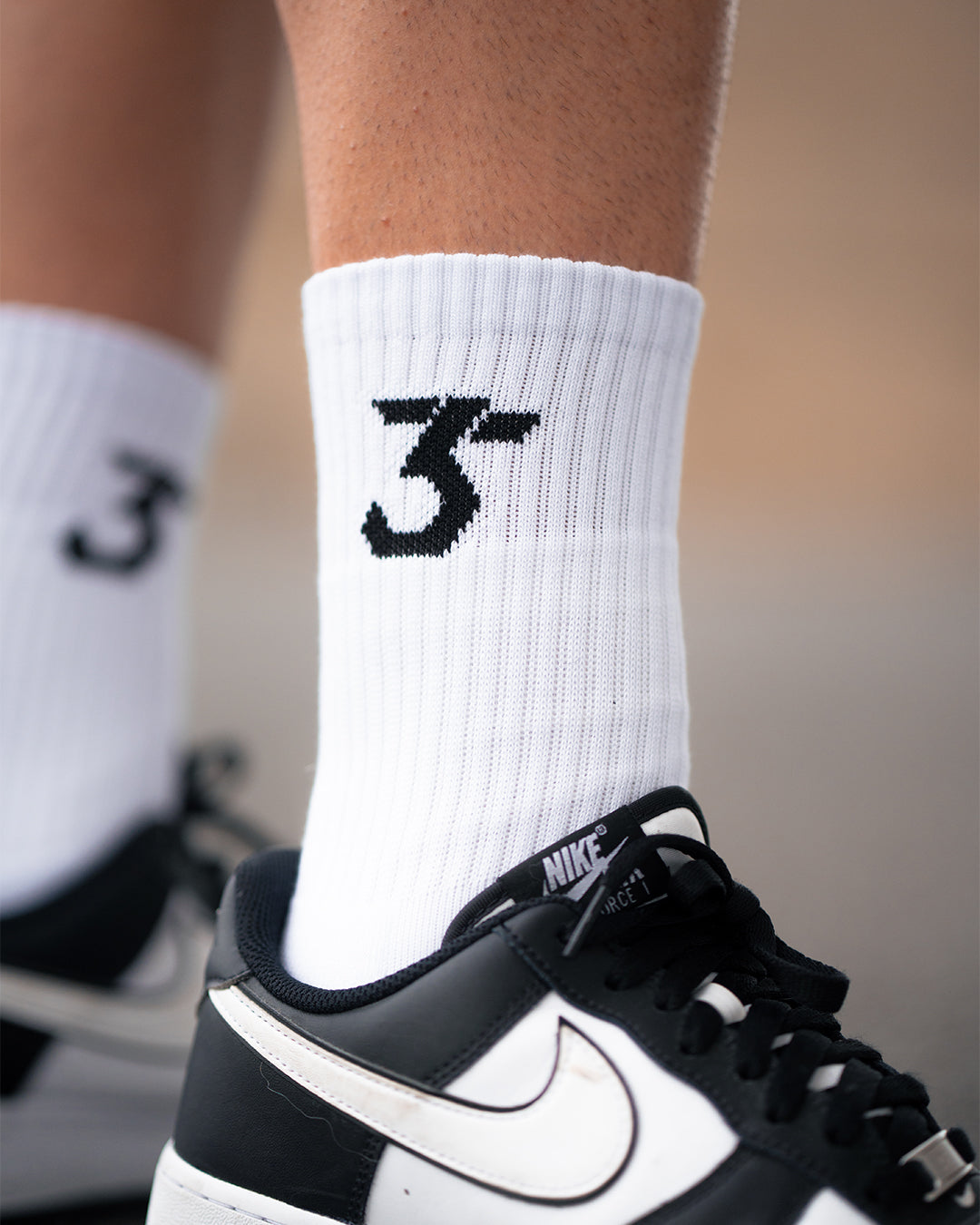 4-PACK SOCKS - WHITE