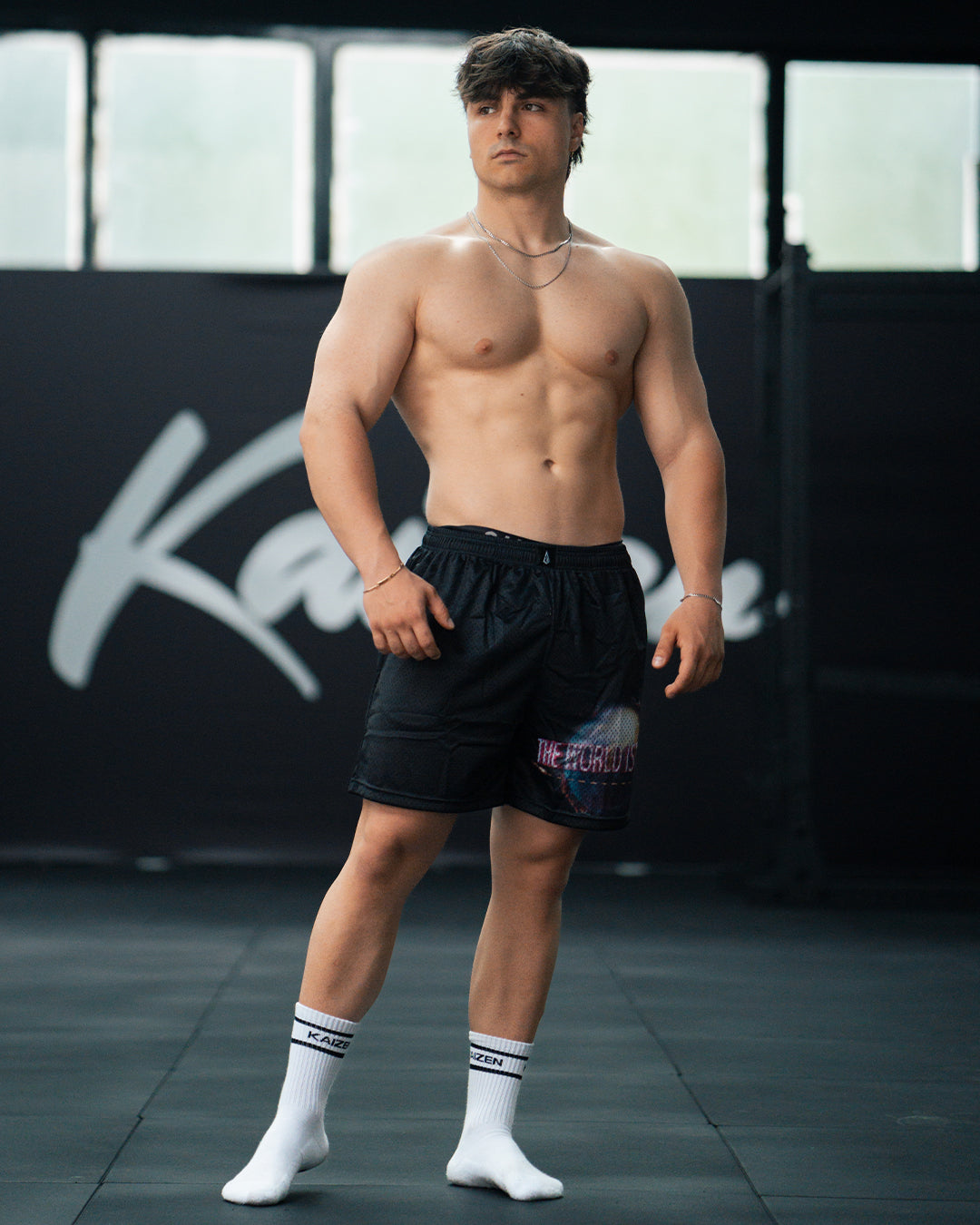 LEG-DAY SHORTS - THE WORLD IS YOURS