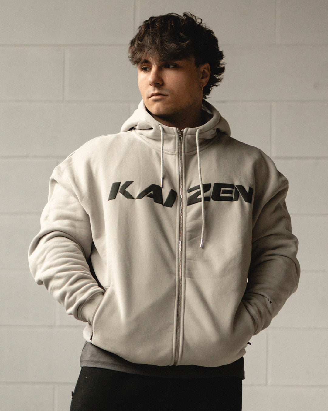 TEAM KAIZEN™ OVERSIZE FULL ZIP HOODIE