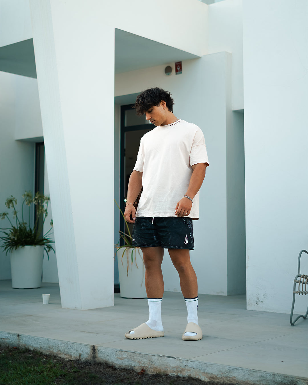 Leg-Day Shorts - Black Marble
