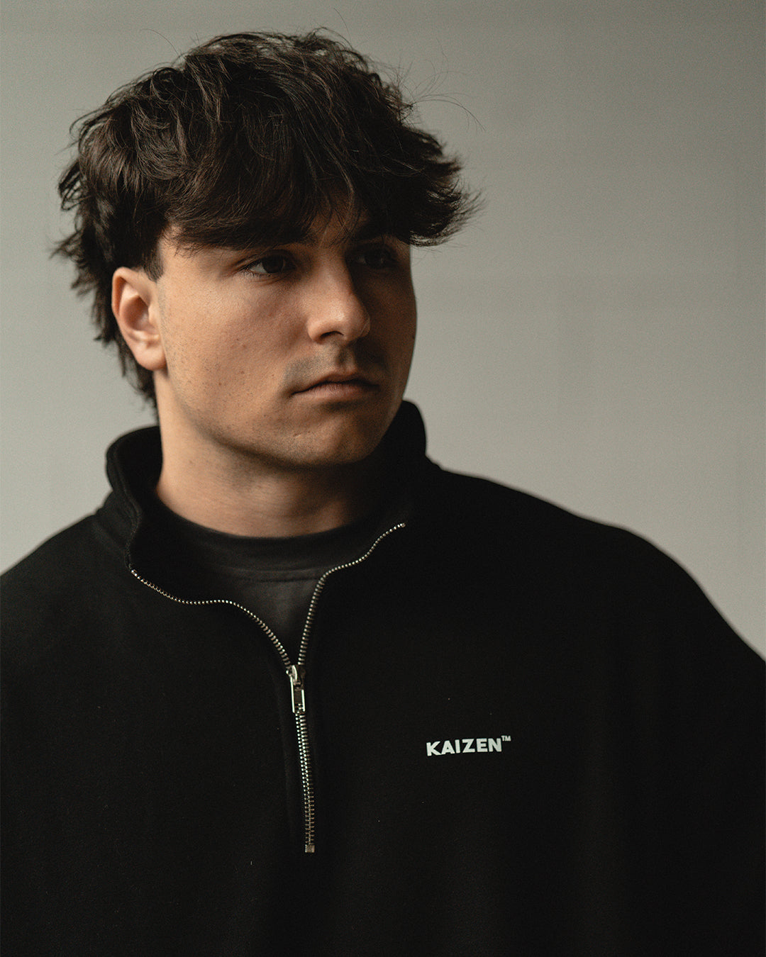 TEAM KAIZEN™ OVERSIZE 1/4 ZIP PULLOVER