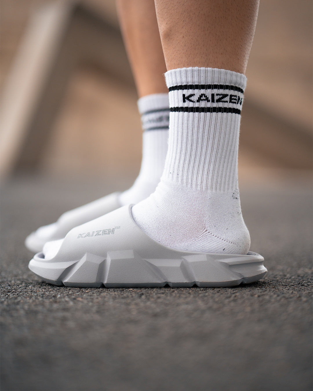 4-PACK SOCKS - WHITE