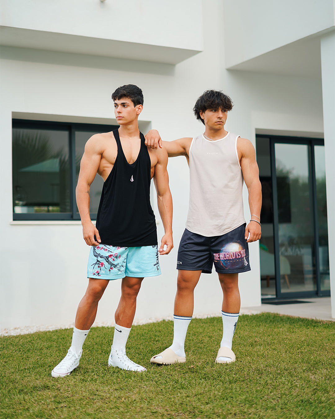 Leg-Day Shorts - Blue Japan