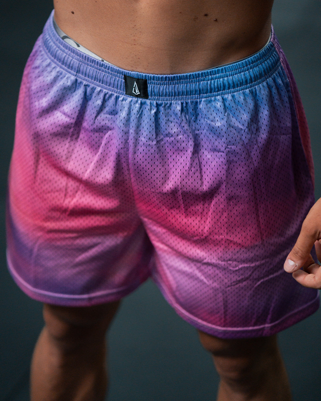 LEG-DAY SHORTS - PINK SUNSET