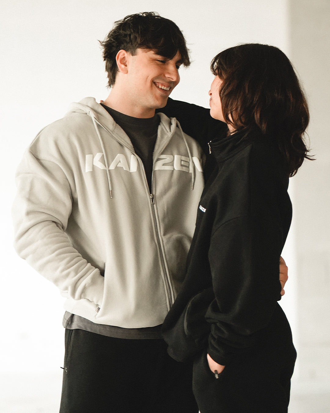 TEAM KAIZEN™ OVERSIZE FULL ZIP HOODIE