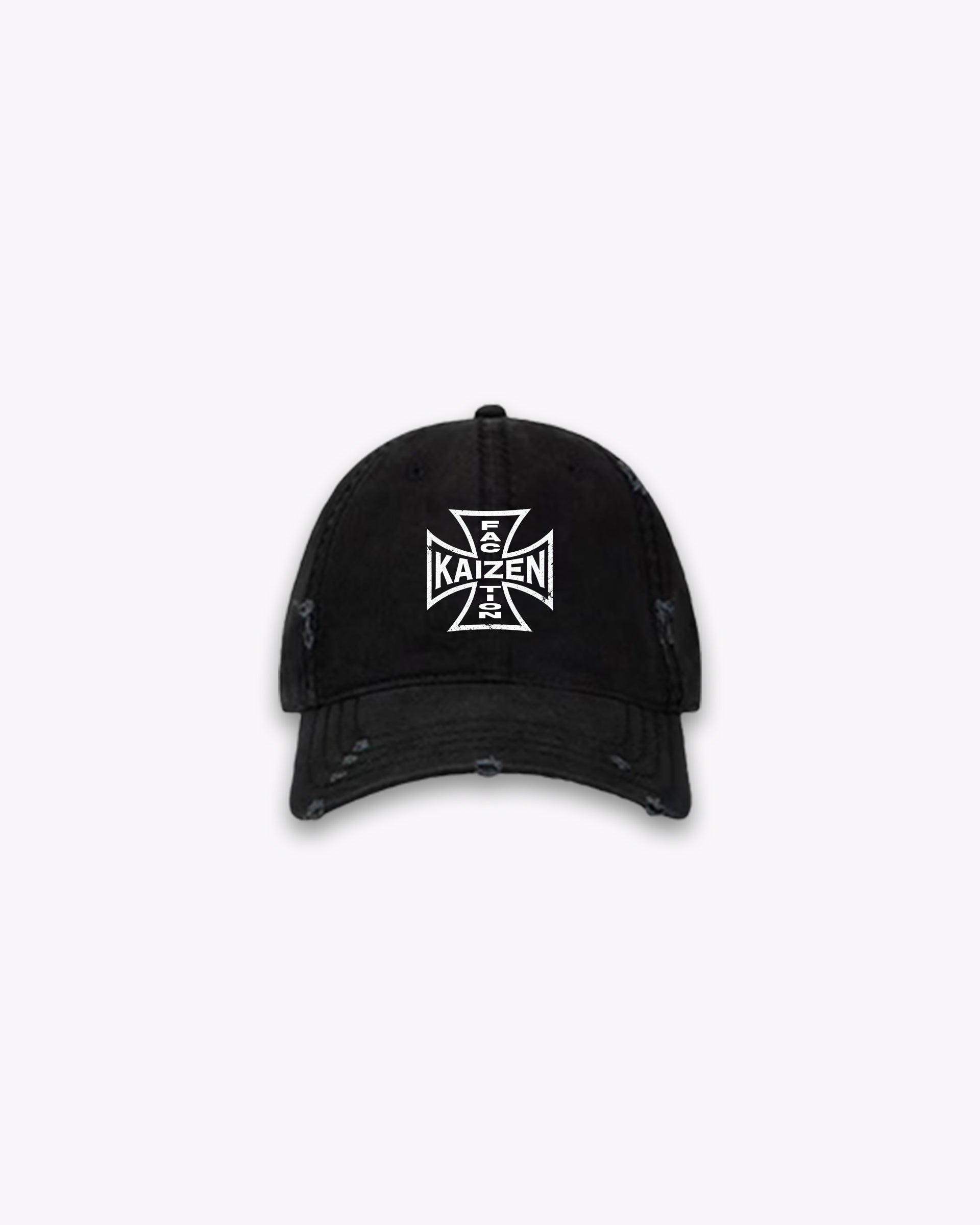 DISTRESSED KZN FACTION CAP - BLACK