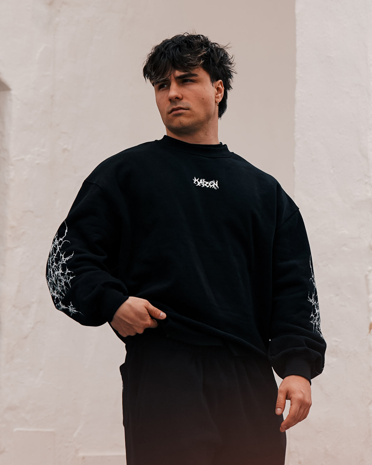 ROUGH CUT OVERSIZE CREWNECK