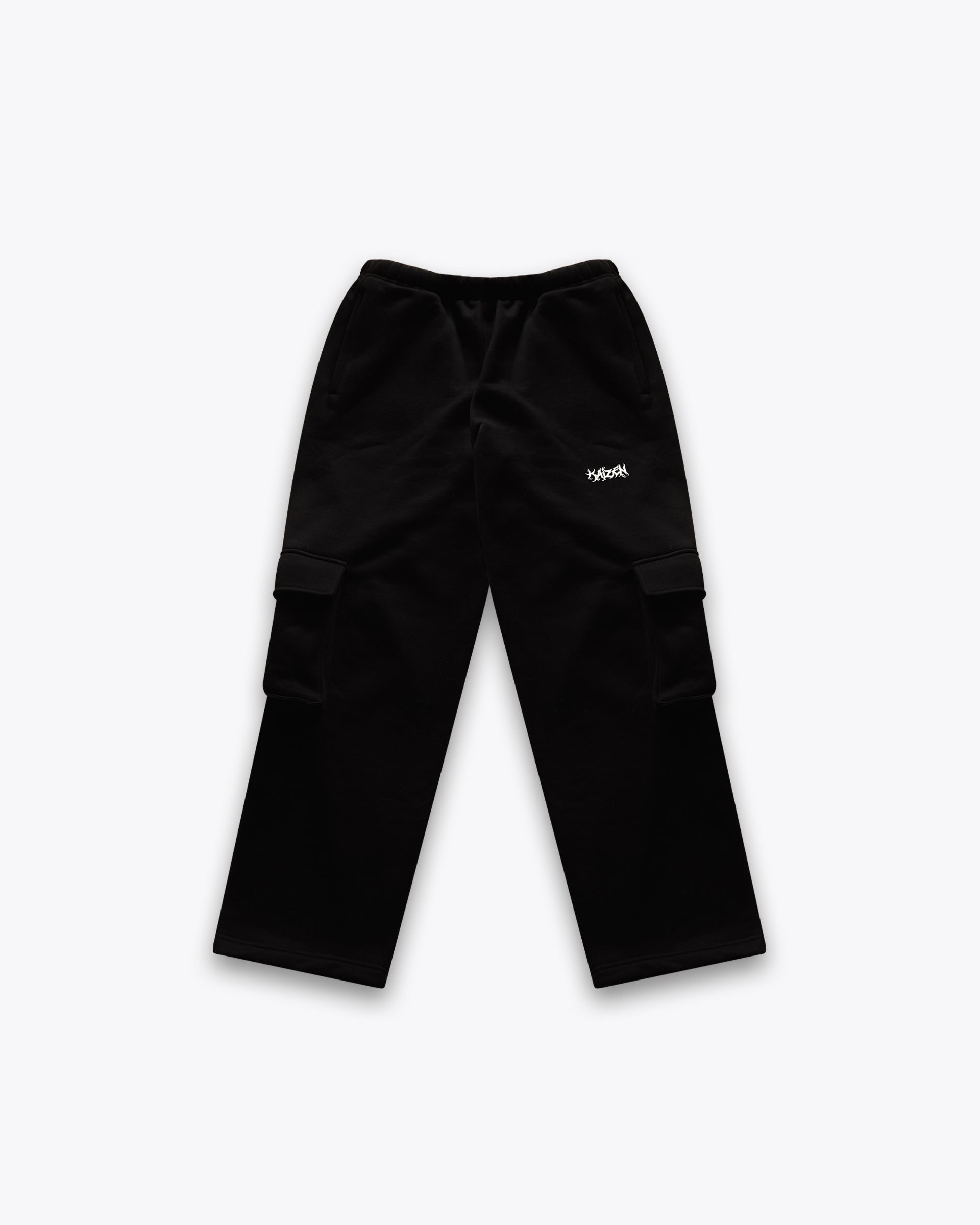 NO-CUFF BAGGY CARGO JOGGERS