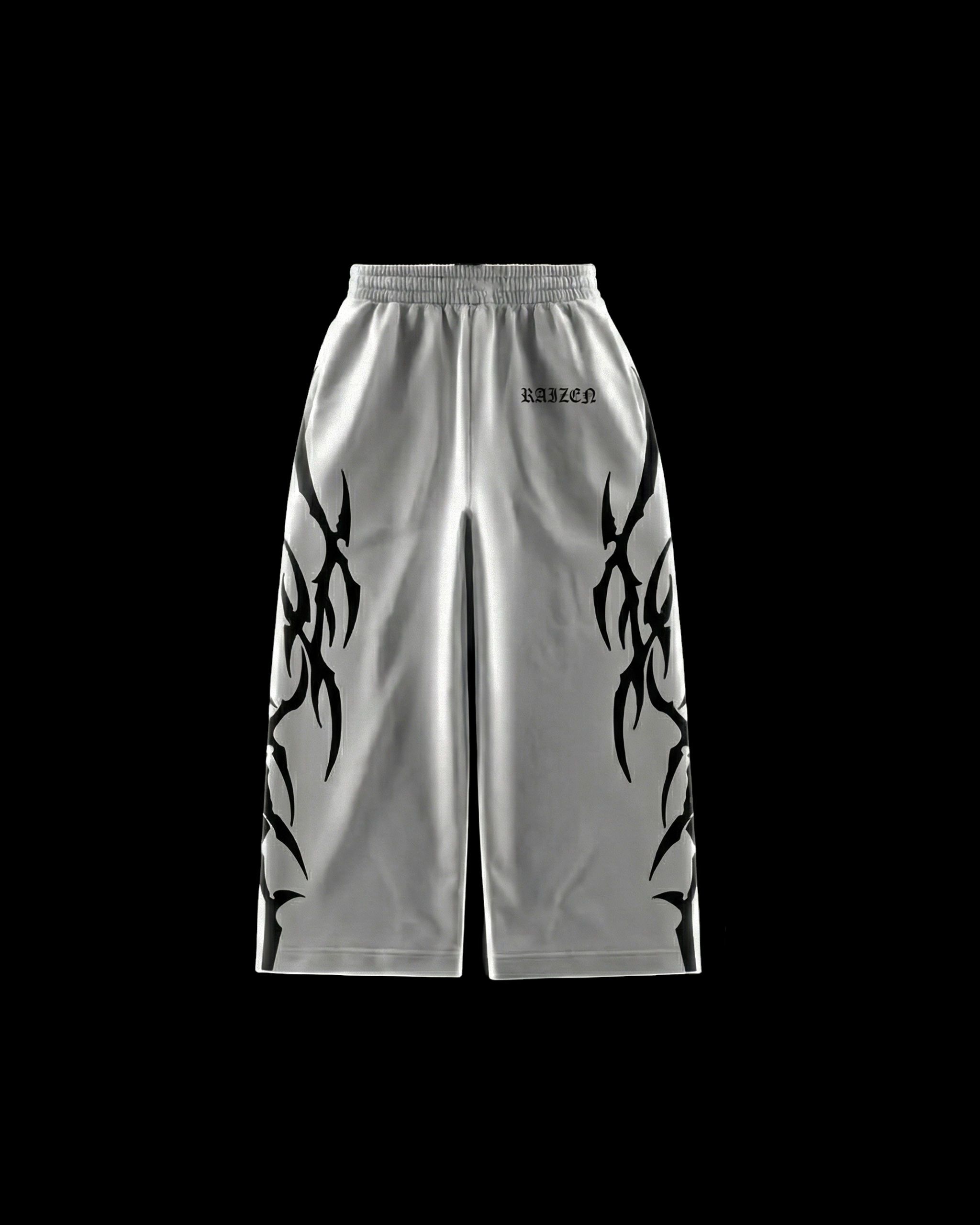 K-02 NO-CUFF WAVE JOGGERS - GREY