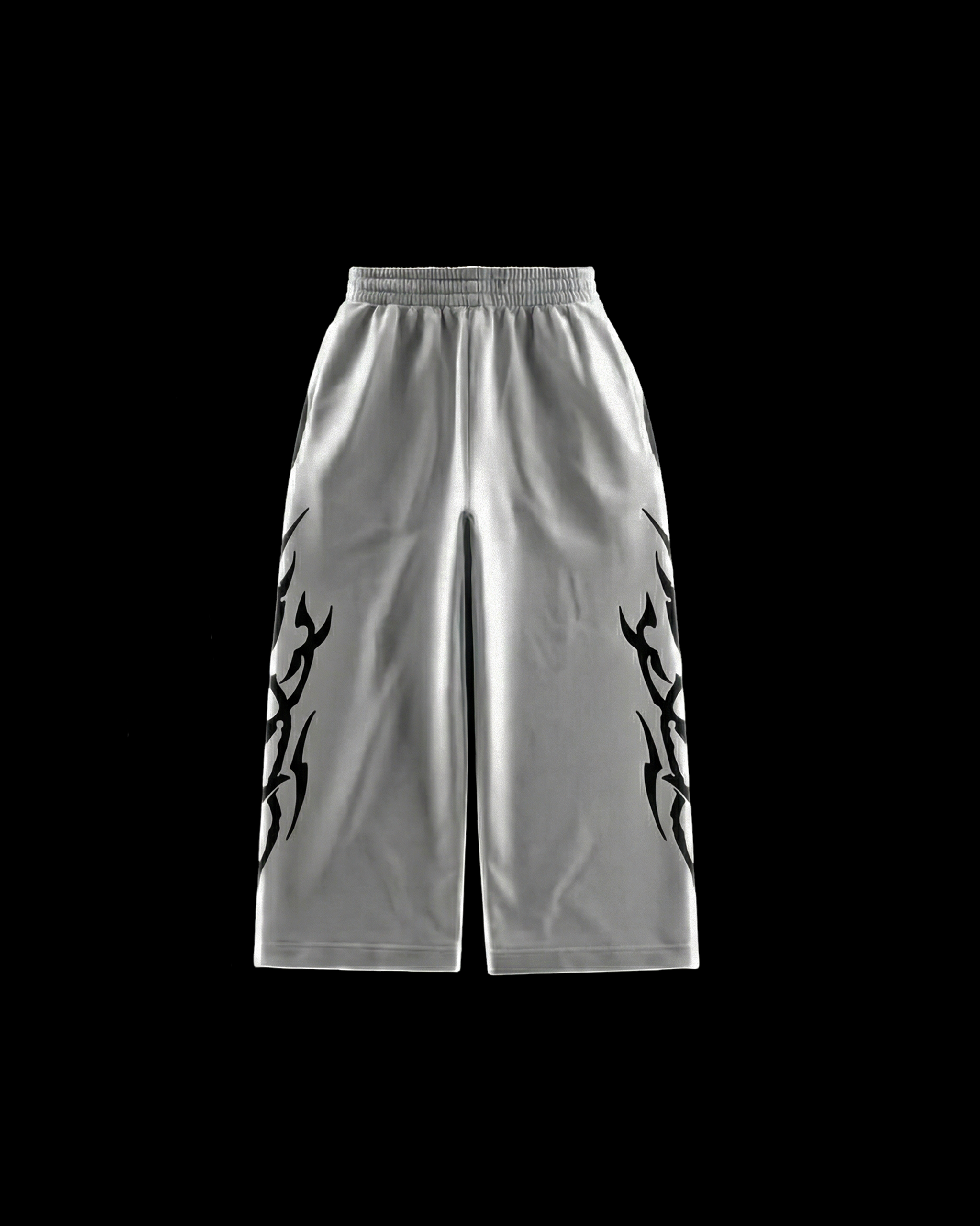 K-02 NO-CUFF WAVE JOGGERS - GREY