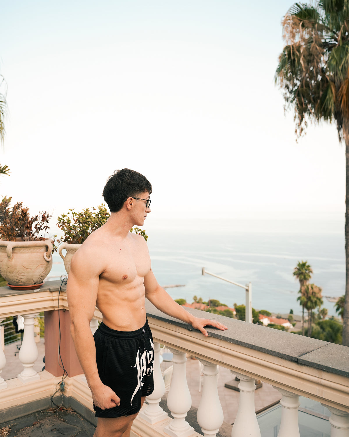 LEG-DAY MESH SHORT - RAZOR / BLACK