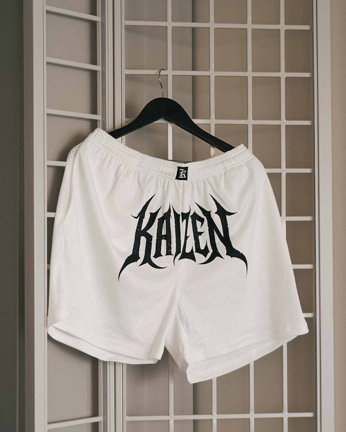 LEG-DAY MESH SHORT - RAZOR / WHITE