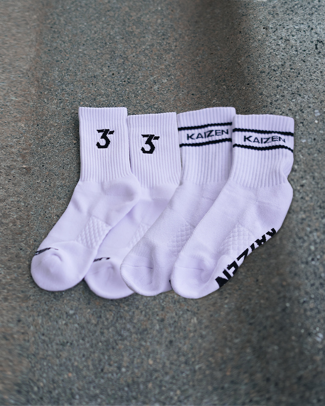 4-PACK SOCKS - WHITE