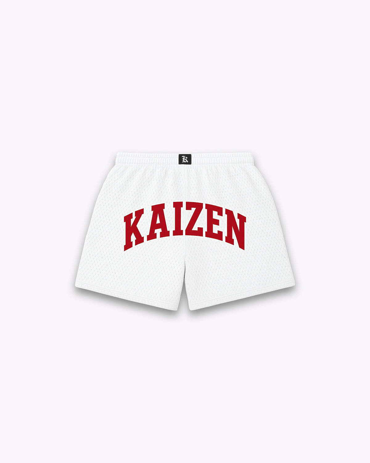 LEG-DAY MESH SHORT VARSITY RED - WHITE