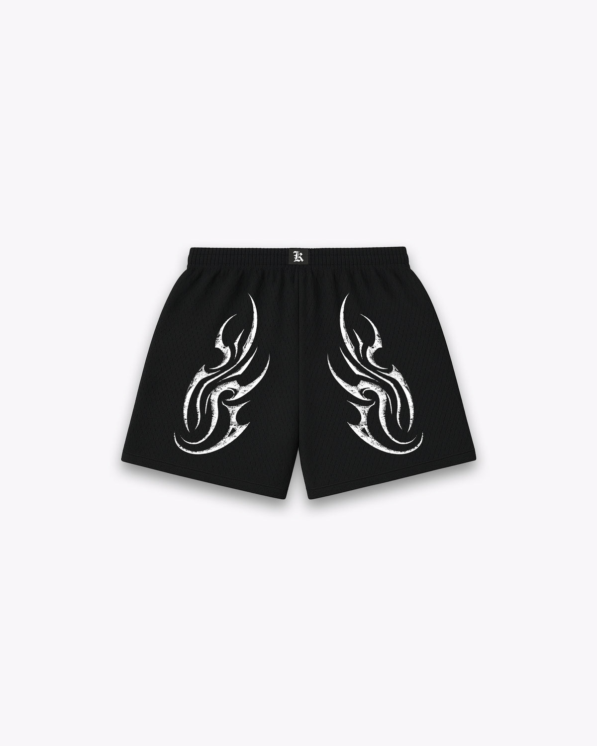 LEG-DAY MESH SHORT ARKANGEL WINGS - BLACK