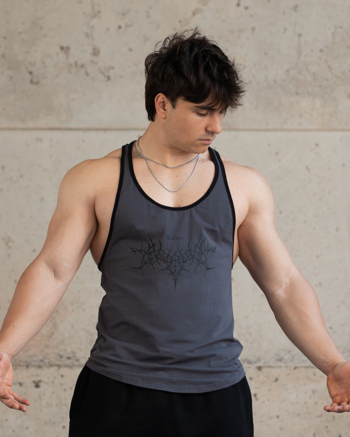 STRINGER TANK - REVENGE / GREY