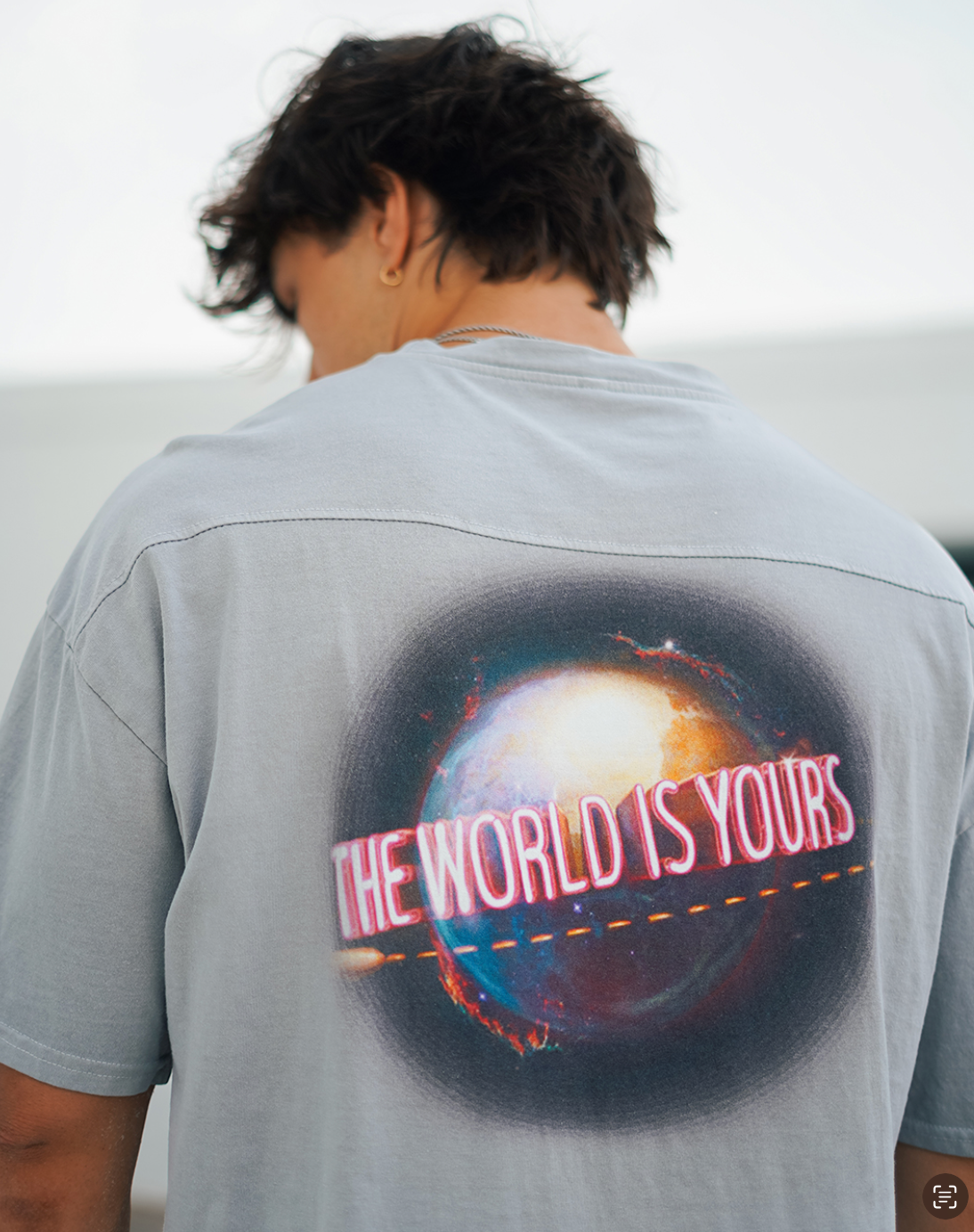DANNY X KAIZEN OVERSIZED THE WORLD IS YOURS T-SHIRT