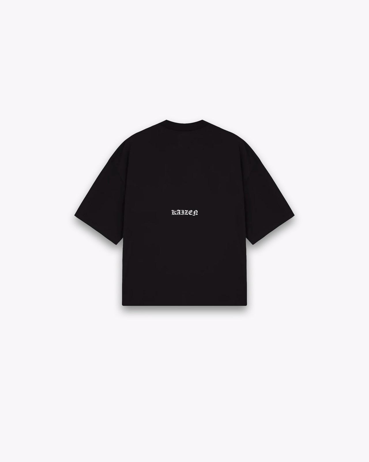 CROPPED OVERSIZE SHIRT - DEATH METAL - BLACK