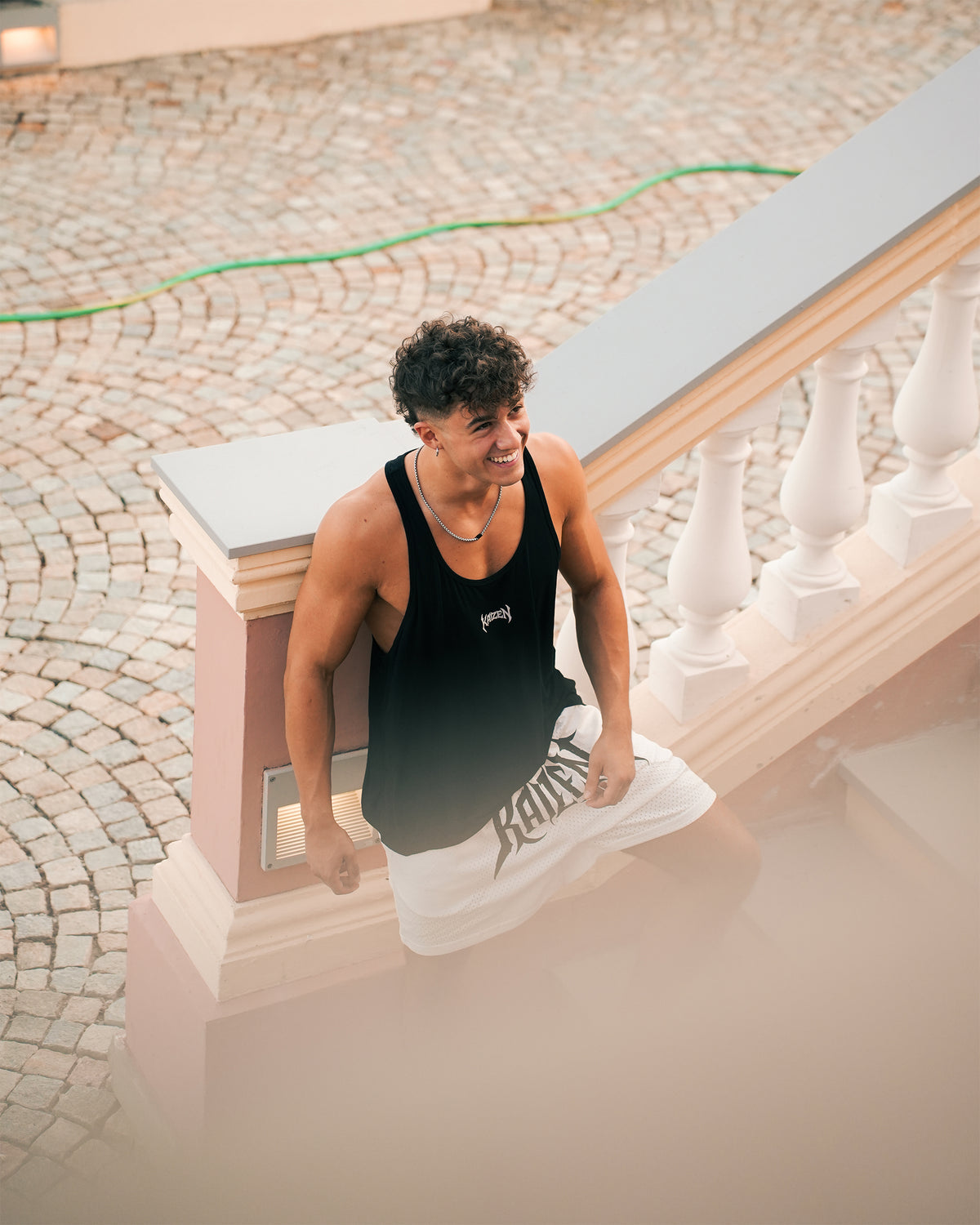 ULTRASOFT STRINGER TANK - GREY LOGO / BLACK