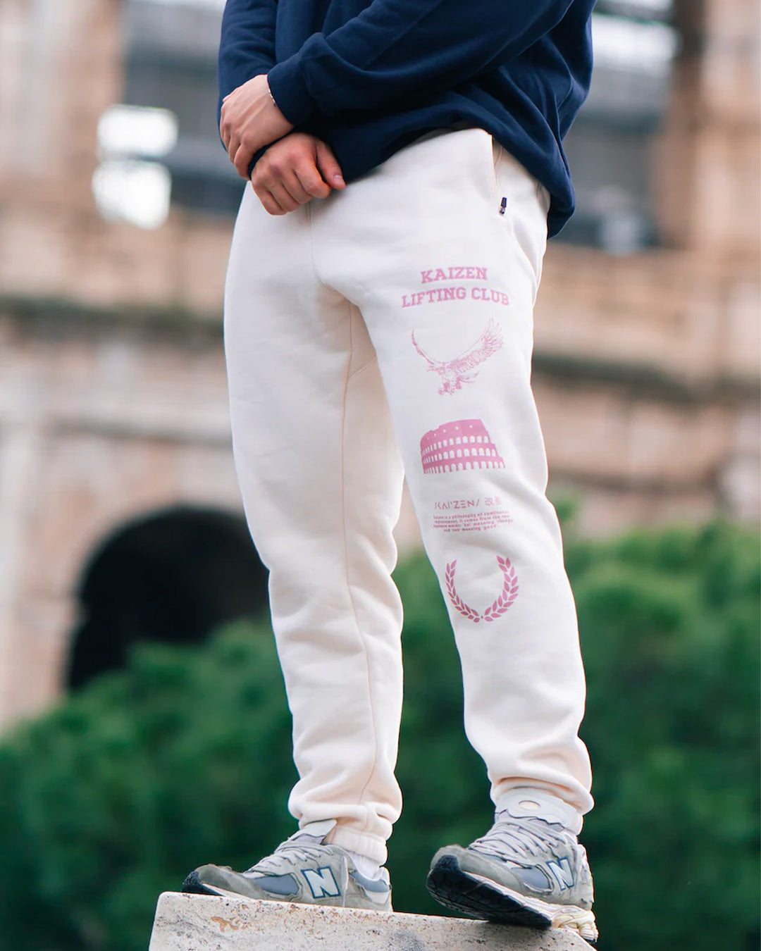 Imperium Joggers - White Cream